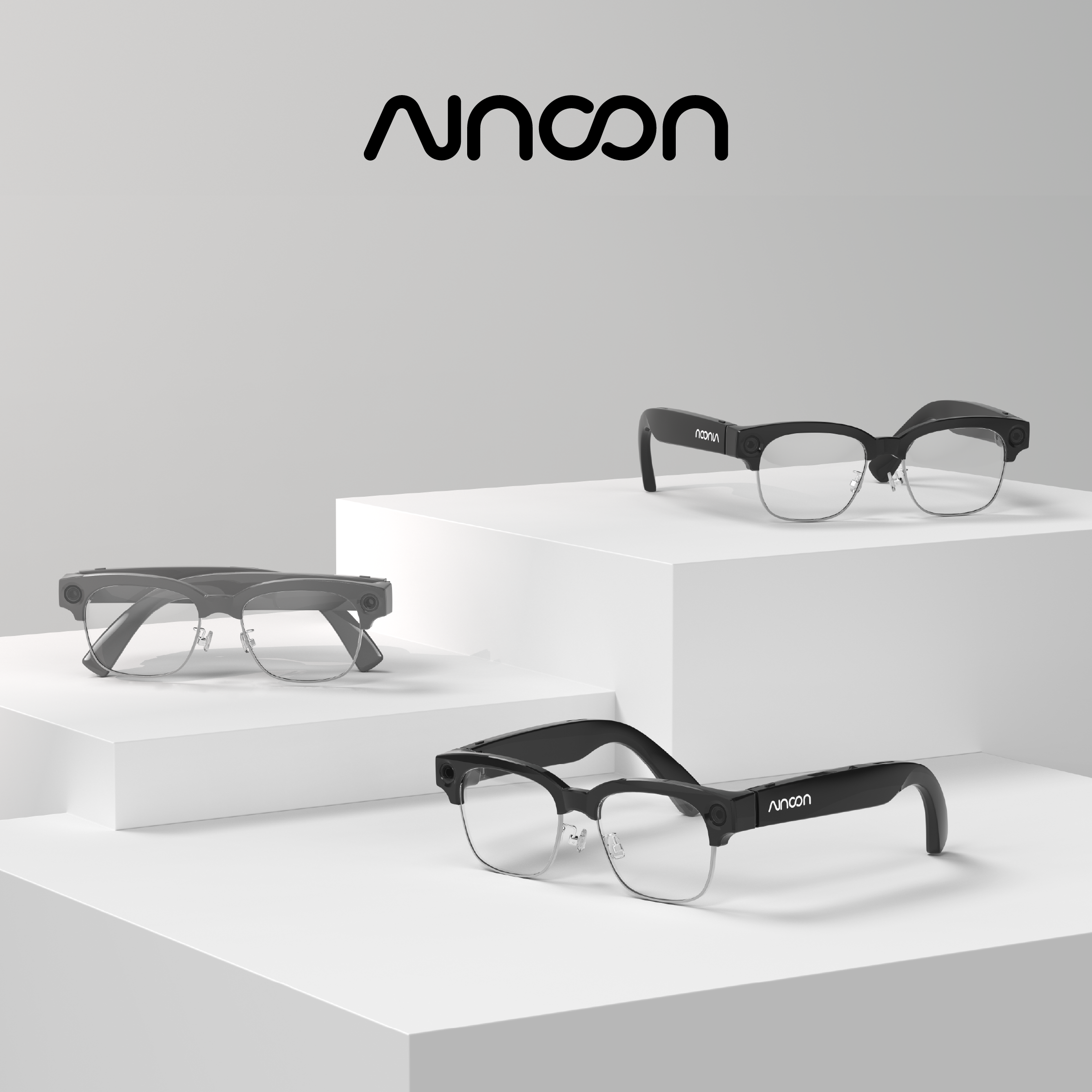 Browline frame Grey